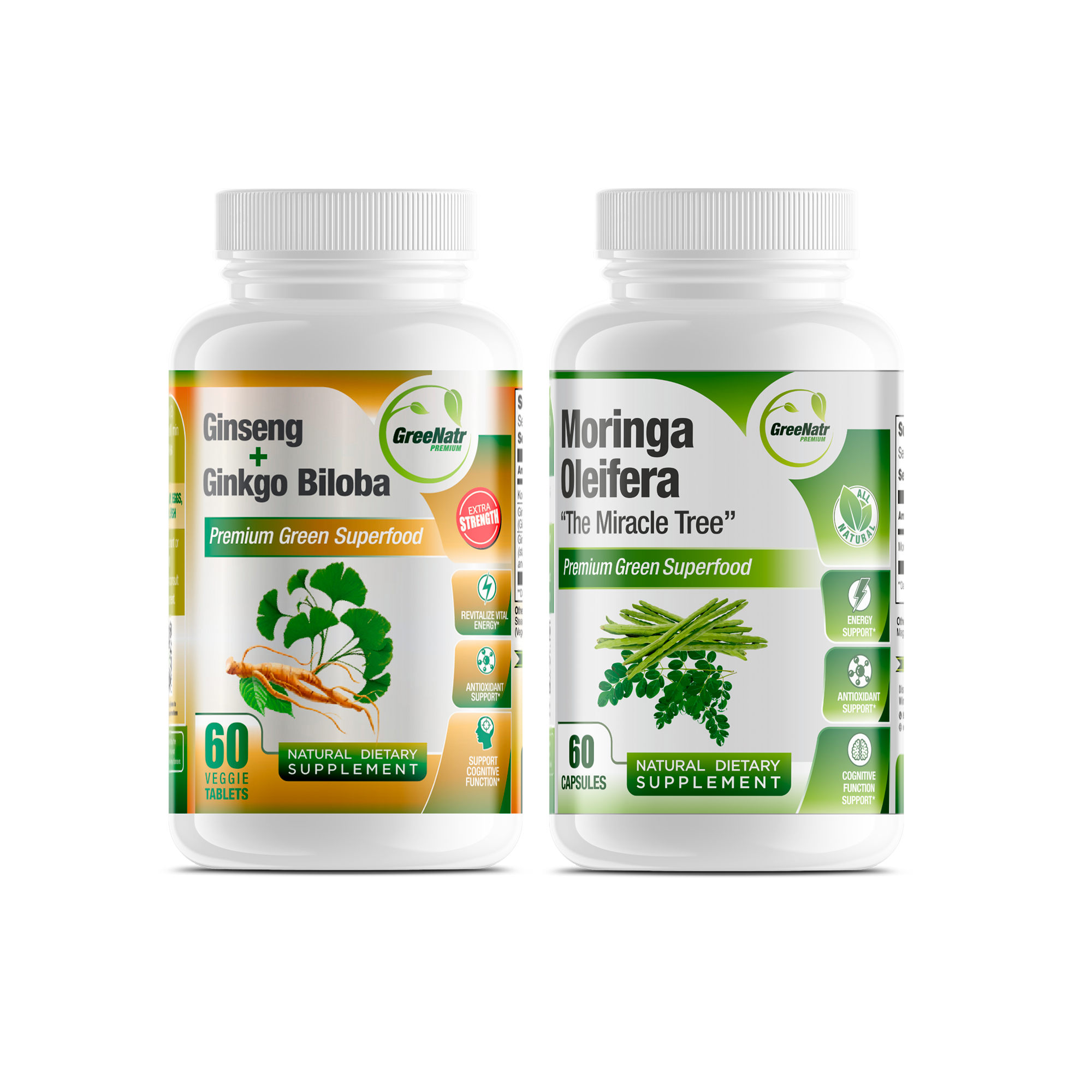 Ginseng & Ginkgo Biloba + Moringa