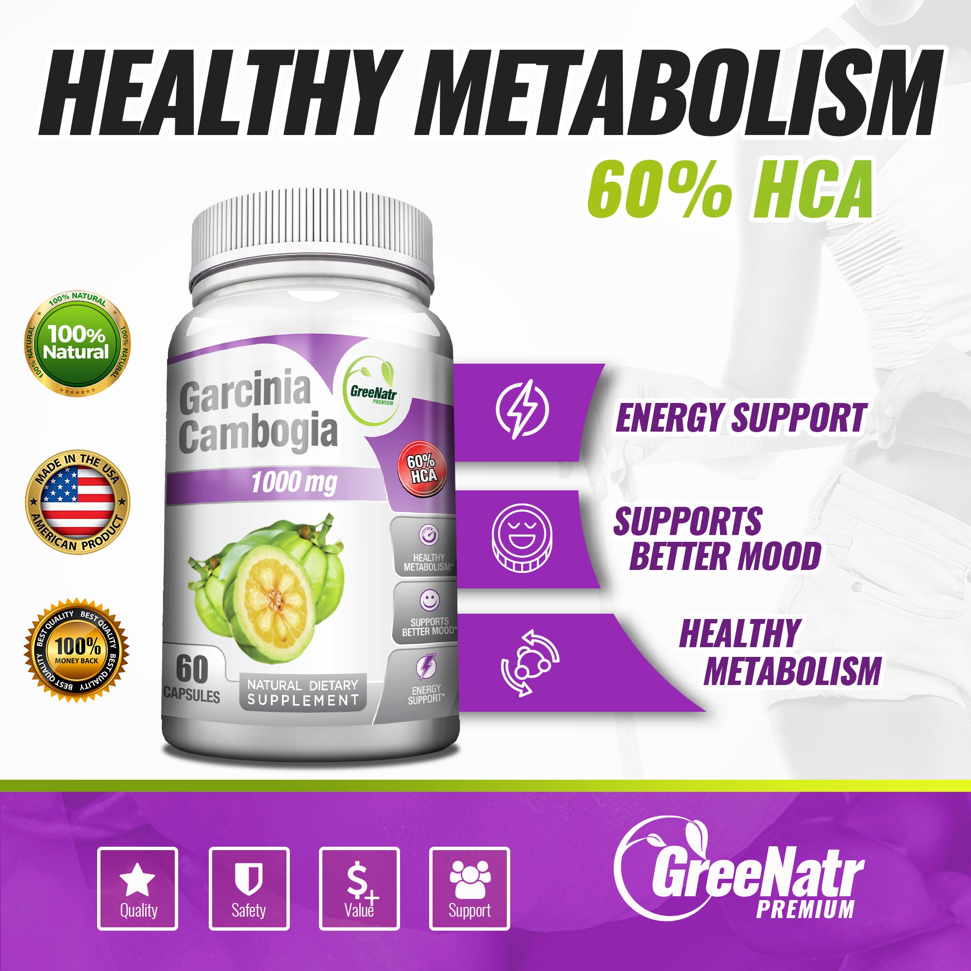 Garcinia Cambogia + 7 in 1 Immune Support