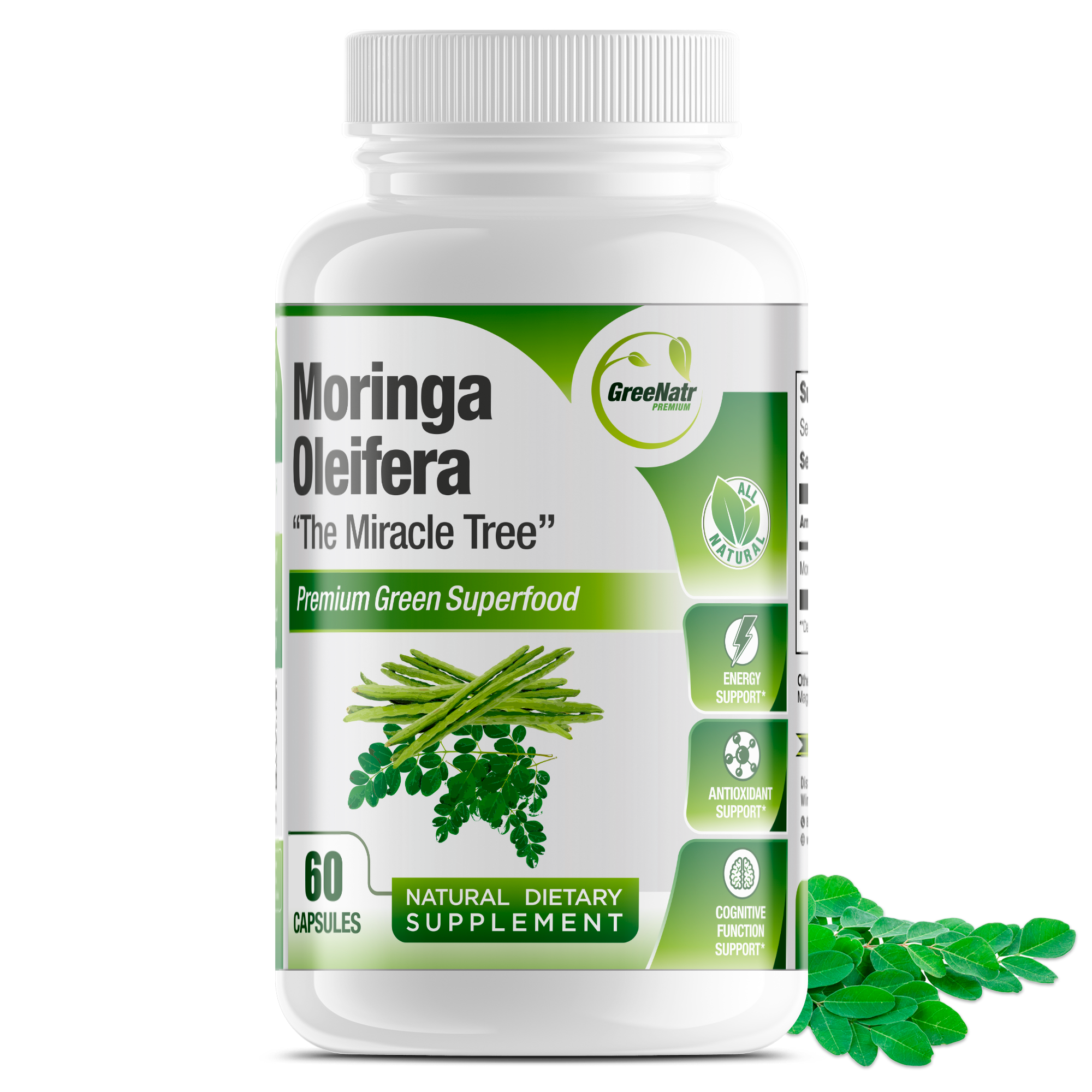 Moringa Oleifera Superfood Supplement (1000 mg)